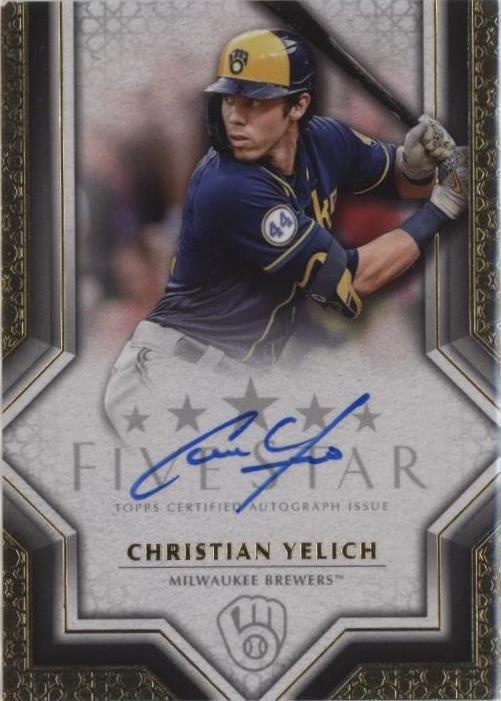 2023 Topps Five Star - Christian Yelich #FSA-CYE - 1 of 1
