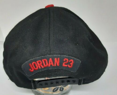 JORDAN 23 1990'S CHICAGO BULLS SNAPBACK ADJUSTIBLE HAT Michael AJD Red/black - Picture 4 of 9