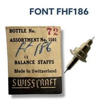 Font FHF 186 Balance Staff Watch Material Part No. 724 VTG NOS Read!