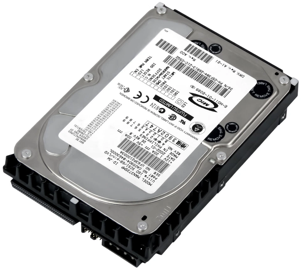 Hard Drive Dell 05F384 MAN3735MP 73GB 10K SCSI U160 3.5'' - Image 2 of 3