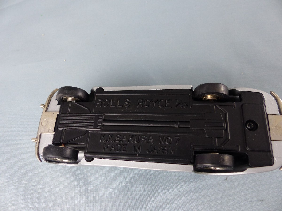 K.K SAKURA NO 7 ROLLS ROYCE 1/43 Made in JAPAN voiture