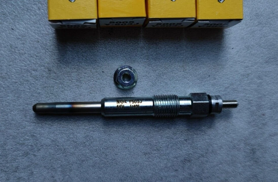 4 x Bujías incandescentes para Citroen Berlingo/Despacho, Peugeot Partner/Expert 1.9 diésel Foto 3 de 4