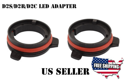 BMW E39 5 Series 525i 528i 530i 540i M5 D2S D2R Bulbs Adapter Low Beam Adaptors