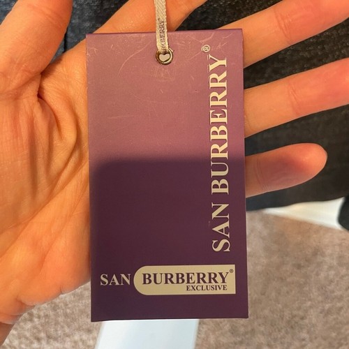Tuta lana San Burberry nuova con etichetta taglia 56 giacca EU 52 pantaloni EU boutique grigio antracite - Foto 4 di 10