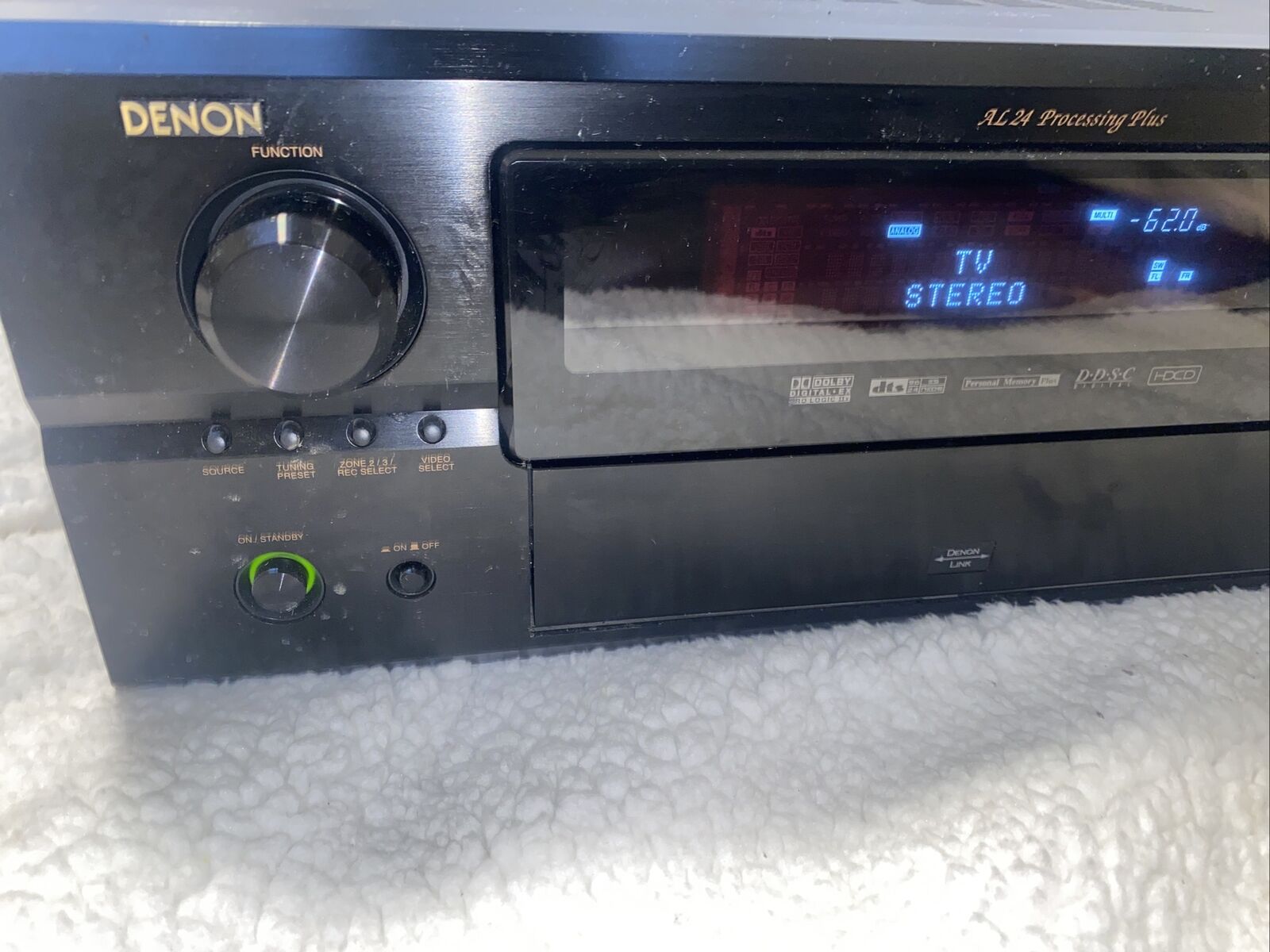 Denon AVR-3805 (Black) Home theater receiver with Denon Link, Dolby Digital  EX, DTS-ES, and Dolby Pro Logic IIx at Crutchfield