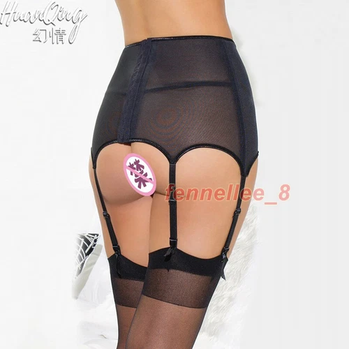 Women Sexy Lingerie Garter Belts Stocking High Waist Lace Suspender Sock Set Hot - Bild 7 von 32