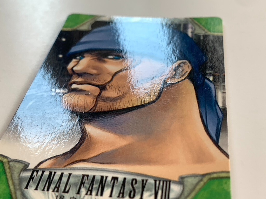 Ward Zabac FINAL FANTASY VIII FF8 SQUARE japanese 1997 card Bandai