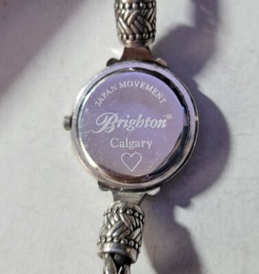 Brighton CALGARY Silver Braided Chain Round Face Toggle  display picture 2