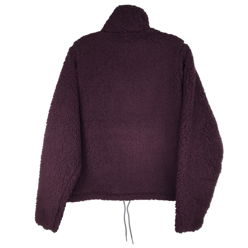 NWT Prana Polar Escape Snap Up Pullover Fleece Mulberry Pocket Women's Medium - Picture 7 of 11