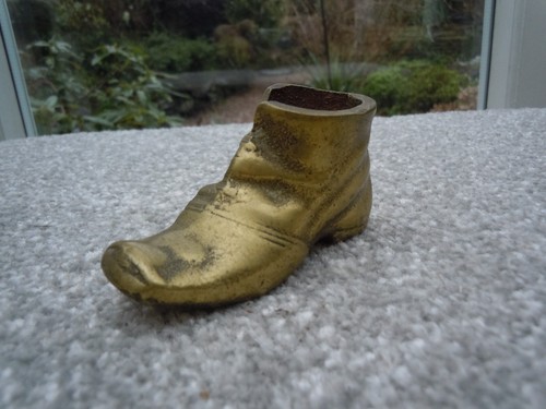 Brass Match Boot "Old Luck Match Boot" - Picture 2 of 5