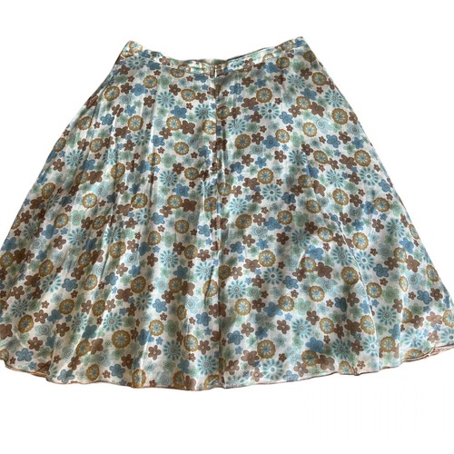 ABS Allen Schwartz Floral A-line Skirt Size 6 - Picture 6 of 9