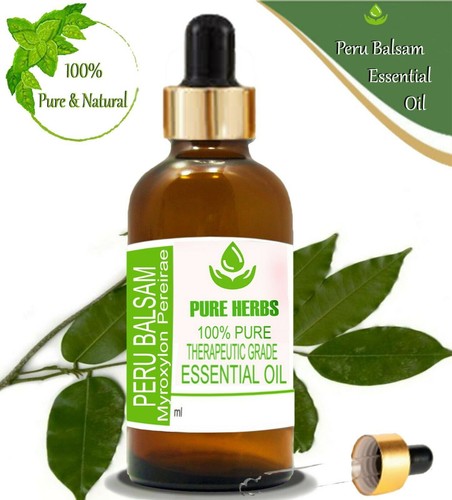 Pure Herbs Peru Balsam 100% Pure & Natural Myroxylon Pereirae Essential Oil - Picture 6 of 11