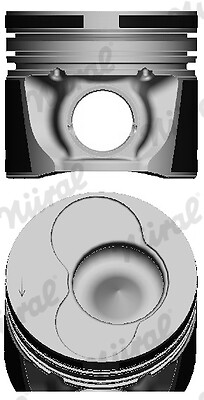 NÜRal Kolben FüR Zylinder 1 Audi A2 8Z0 1.4 TDI VW Polo 9N_ 6N2 Lupo 6X1 6E1-image