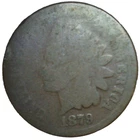 1879 INDIAN HEAD PENNY Strong Clear Date Collectible Small 1 Cent Type Coin JR9