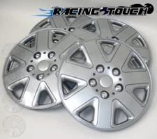 #026 Replacement 16" Inches Metallic Silver Hubcaps 4pcs Set Hub Cap Wheel Cover