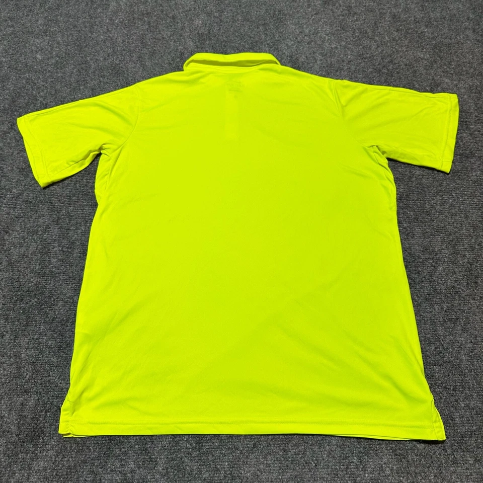 Nike Polo Shirt Boys Extra Large Neon Yellow Collared Short Sleeve Casual - Image 2 of 4