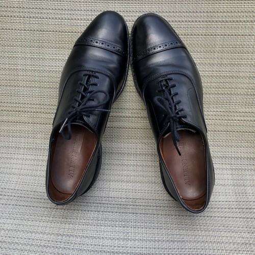 Allen Edmonds Fifth Avenue Herren Lederkappe Zehenpartie Oxfordds Größe 8 D schwarz 5710 - Bild 21 von 24