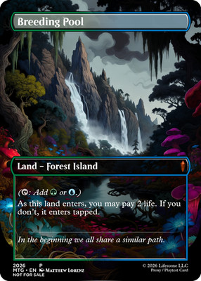 Breeding Pool - Borderless - Premium Quality - Not Tournament Authorized