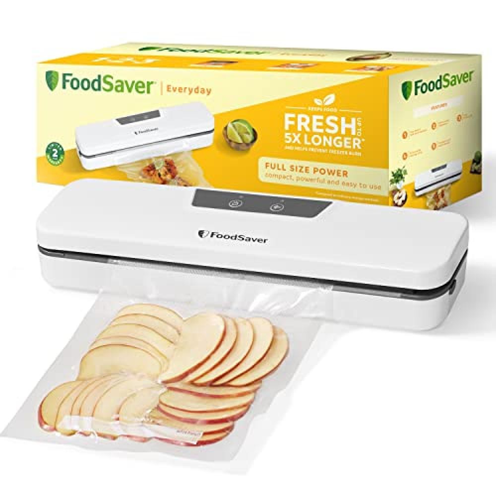 FoodSaver Everyday - Macchina sottovuoto per alimenti, mantiene la freschezza de