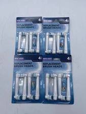 Lot Of 4 - 4pk of Precision Clean Replacement Brush Heads for Oral B (16 Total)
