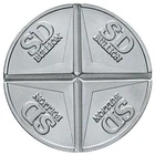 1 OZ SD Bullion Divisible Silver Round .999 Fine Divides into 1/4 OZ segments!