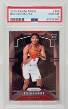 2019 Prizm RUI HACHIMURA Rookie Card PSA 10 Gem Mint