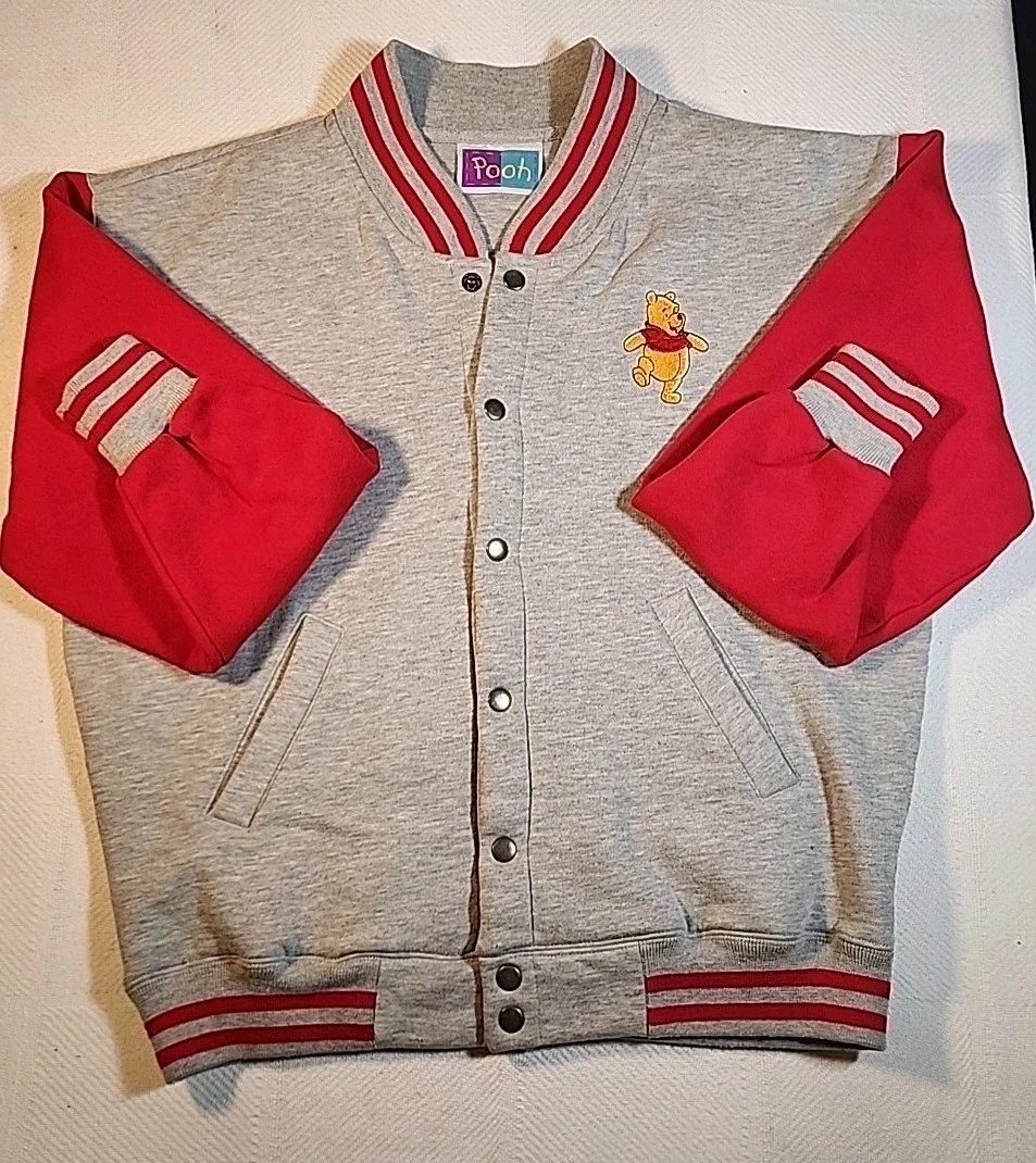 Winnie the Pooh Red Label グレー フード付きスウェット Las mejores ofertas en Winnie the Pooh Adulto Rojo Ropa y
