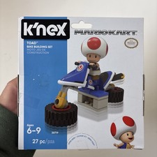 K nex Mario Kart Bike Building Set Toad NEW 27pc