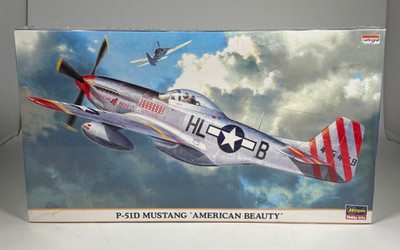 Hasegawa 1/48 Scale P-51D Mustang American Beauty Factory Sealed