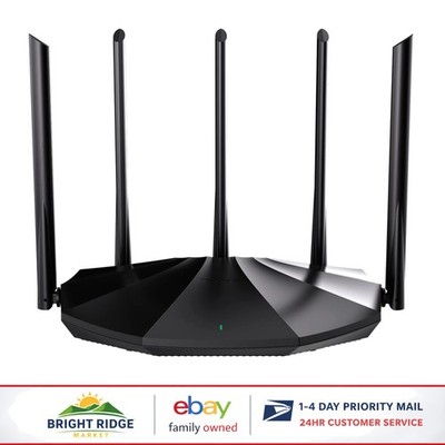 Home Wi-Fi 6 Router with 4 Ports and Long Range Antennas for Medium Households