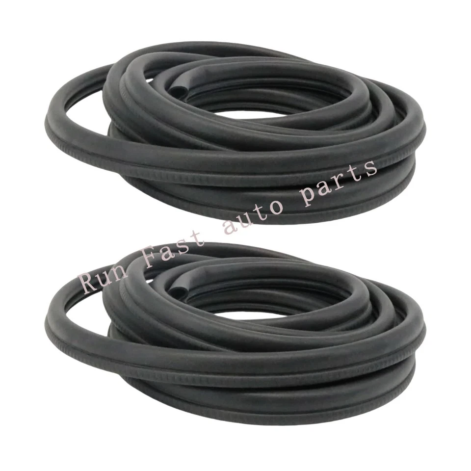 Pair Cab Door Seal Weatherstrip Left&Right For 2000-06 Silverado Sierra X-Cab Foto 2 de 4
