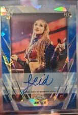 2026 Topps Chrome WWE - Autographs Lainey Reid #BCA-LNY Blue Refractor /150 (AU,