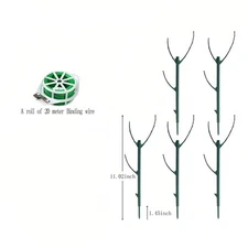 Stackable Plant Stakes for Monstera 35cm Set of 5 Indoor and Outdoor Use