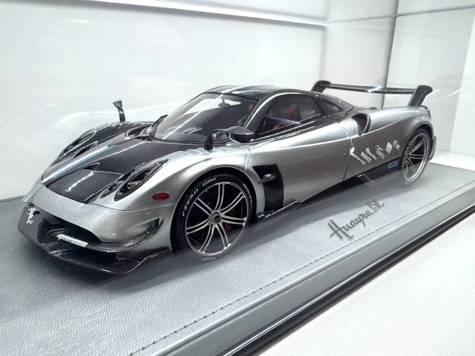 BBR 1:18 Pagani Huayra BC Press Version Silver (No MR, Amalgam, D&G, HH) - RARE! - Image 3 of 4