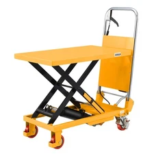 APOLLOLIFT 330lb Platform Cart Manual Hydraulic Scissor Lift Table 29.1" Lifting