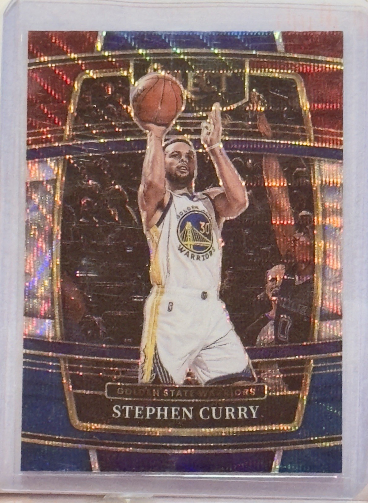 2021-22 Panini Select - Concourse Stephen Curry #94 Tri-Color Prizm