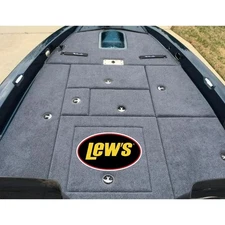 Lew's Professional Carpet Graphic Decal Sticker for Fishing Bass Boats Floor