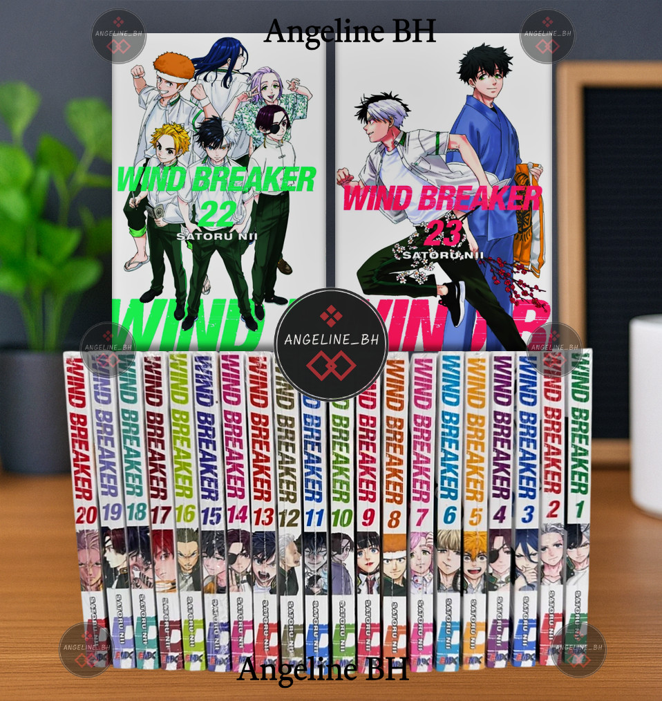Wind Breaker Manga Volumen 1-20 Inglés Juego Completo Nuevo por Satoru Nii
