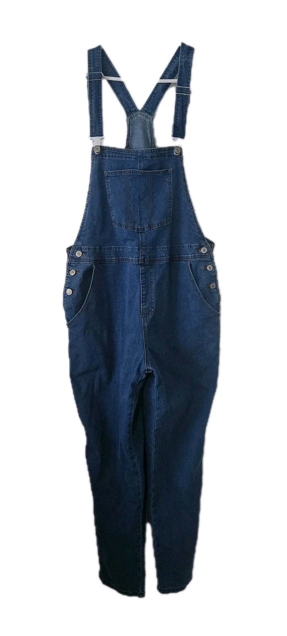 Denim Overalls Women's Size XL