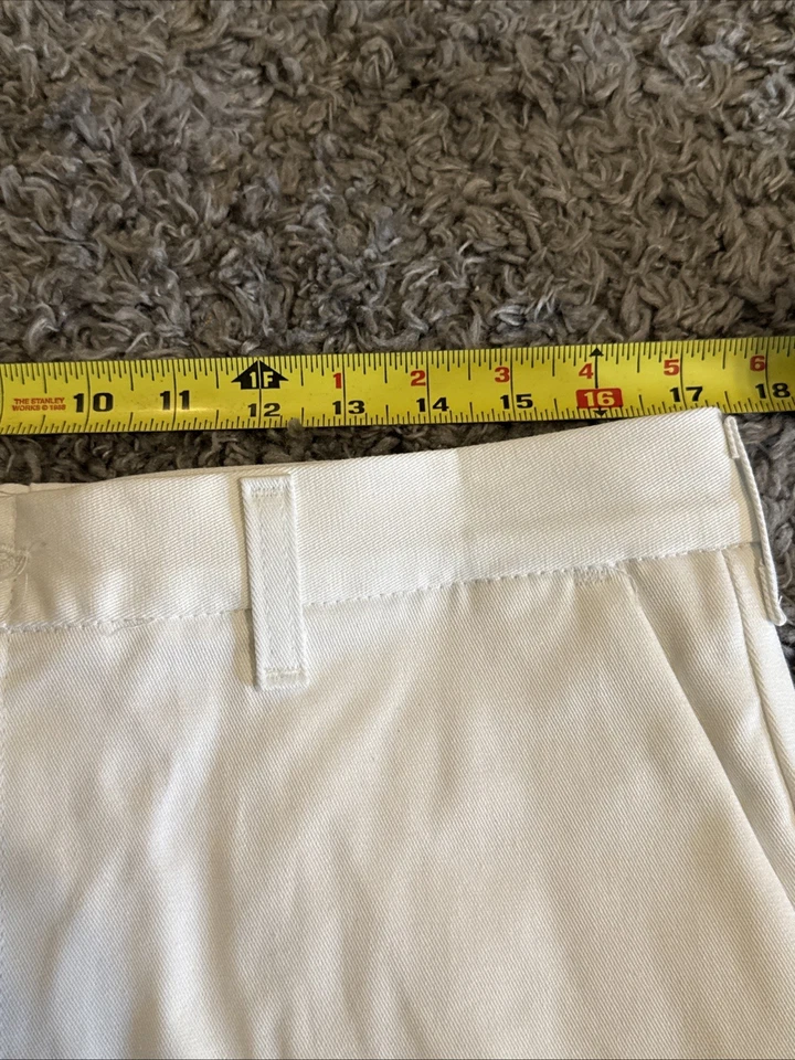 3 pares de pantalones de trabajo CINTAS 940-00 talla 34X34 BLANCO ROTO plisados ALGODÓN (NECESITA DOBLADILLO) Foto 4 de 4