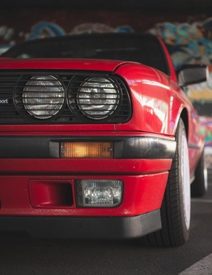 BMW E30 Steady Grill Scheinwerfer Abdeckungen Light Cover Tuning