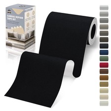 Canvas Repair Patches Self-Adhesive Waterproof Patch Kit 4 x 79 inch Black