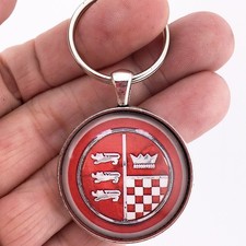 Vintage Ford Grille Gran Torino Ranchero Emblem Badge Logo 1.2" Dia. Keychain