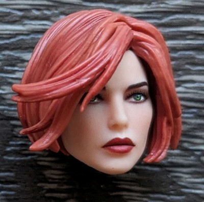 Marvel Legends BLACK WIDOW HEAD Custom Fodder(Quicksilver Crossing 2 Figure Pack