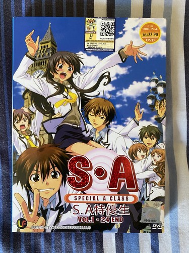 DVD ANIME S.A Special A Class Complete Series Vol.1-24End English Sub Region All