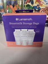Lansinoh Breast Milk Storage Bags 100 Cou T