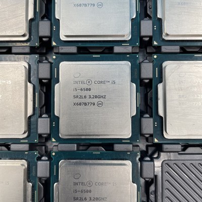(LOT OF 8) Intel Core i5-6500 CPU 3.20GHz Desktop Processor (SR2L6)