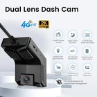 4G Dual Dash Cam WiFi ADAS BSD Front Rear Car Driving Recorder DVR