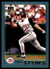 Chris Stynes 2001 Topps #139 Cincinnati Reds MLB READ FREE SHIPPING AutographDen
