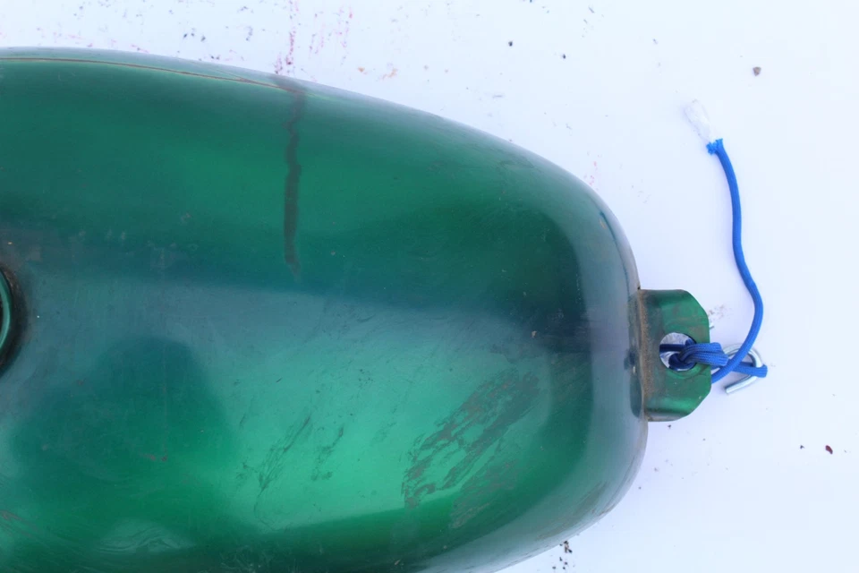 BSA A65 A50 Early Green Steel Gas Tank - Image 4 of 4